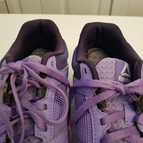 Reebok Purple Memory Tech Massage Trainers Womens Size 9 - Picture 4 of 7